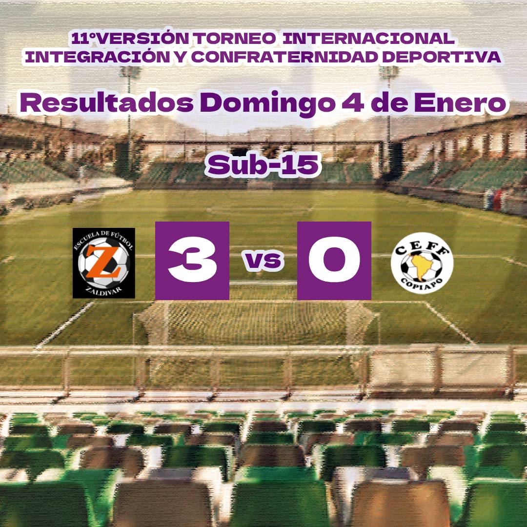 resultados SUB 15 CC DOMINGO
